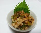鶏皮めんたいゴマ油！作り方5写真