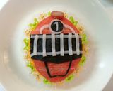 キャラ弁★トッキュウ1号簡単なのにリアル作り方8写真