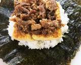 しょうが焼きと卵焼きのおにぎらず作り方3写真