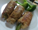 さつまいもと芋づるの肉巻き作り方5写真
