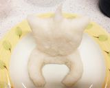 大根おろしアート♡ブチニャン！白菜と鮭作り方1写真