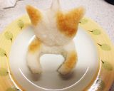 大根おろしアート♡ブチニャン！白菜と鮭作り方2写真