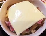 しいたけと生サラミのグラタン作り方5写真