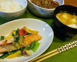 鮭の塩レモンホイル焼き作り方5写真