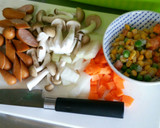 炊飯器で一発☆ドリア風の炊き込みごはん作り方1写真