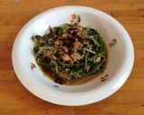 水菜とツナの中華風サラダ作り方4写真