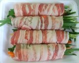 豚バラで野菜くるくる☆しょうが焼き♪作り方3写真