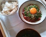 ◇ブリのユッケ風◇作り方7写真