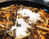 蒟蒻たっぷりきんぴらごぼう。作り方6写真
