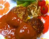 オーブンで焼き上げるジューシーハンバーグ作り方6写真