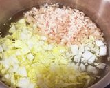 【離乳食】白菜と鶏肉のミルク煮作り方3写真