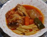 圧力鍋で鶏手羽元のトマト煮♪作り方6写真