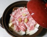 豚バラと白菜、なんちゃって１人なべ！作り方2写真