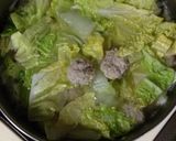 白菜・肉だんご スープ煮作り方4写真