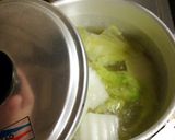 簡単＊白菜と鶏つくねの鶏ガラスープ作り方3写真