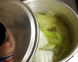 簡単＊白菜と鶏つくねの鶏ガラスープ作り方3写真