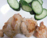 揚げない！ヘルシー！鶏の唐揚げ風作り方9写真