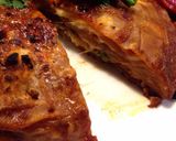 餃子の皮でカレーのリメイク〜ラザニア風〜作り方5写真