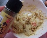 ポテサラ玉子焼き☆作り方1写真