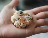 鶏むね肉の丸め焼き＊バジル＆パルメザン＊作り方4写真