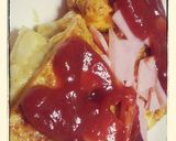 ポテサラ玉子焼き☆作り方7写真