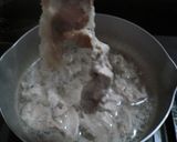 にら＋梅＋薄い豚作り方1写真