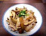 胃袋鷲掴み！！豚とごぼうときのこの丼⁂作り方6写真