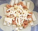 お餅1個と餃子の皮があればOK作り方3写真
