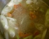 中華風☆豚バラとトマトのスープ作り方5写真