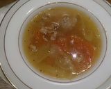 中華風☆豚バラとトマトのスープ作り方6写真