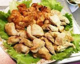 簡単ずぼらが作る鶏胸肉の三色オーブン焼き作り方3写真