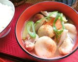 根菜たっぷり♡わが家の米粉すいとん汁作り方17写真