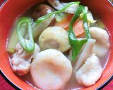 根菜たっぷり♡わが家の米粉すいとん汁作り方16写真