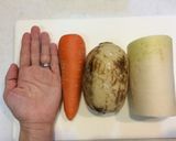 簡単☆大根•人参•蓮根と挽き肉の味噌炒め作り方1写真