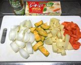 ホクホク☆野菜たっぷりクリームシチュー作り方1写真