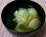 一番美味しい♪❇じゃがいもの味噌汁❇♪作り方4写真