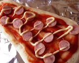 ナンでお手軽ピザ作り方3写真