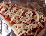 ナンでお手軽ピザ作り方4写真