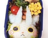 キャラ弁＊妖怪ウォッチ＊こまさん作り方4写真