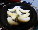 梨のカラメルソテー作り方1写真