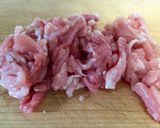 きんぴらごぼう豚肉入り♪作り方5写真