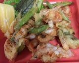 アスパラと海老シンプル天ぷら作り方4写真