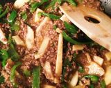 ピーマンとたけのこのピリ辛ひき肉味噌炒め作り方7写真
