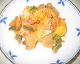 じゃがいもと豚肉のキムチ炒め作り方3写真