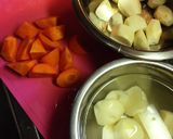 塩とオリーブオイルだけで♡里芋の蒸し焼き作り方1写真