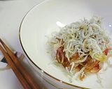 1分おつまみ！茗荷としらすのごま油あえ作り方2写真