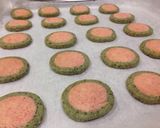 卵、BP不使用★よもぎと苺の春色クッキー作り方10写真