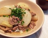 豚と大根とネギのあったか煮作り方11写真