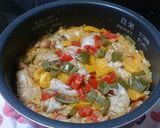 炊飯器で簡単✩鶏もも肉のジャンバラヤ作り方5写真