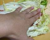 白菜と塩昆布入り豚ミンチのミルフィーユ鍋作り方4写真